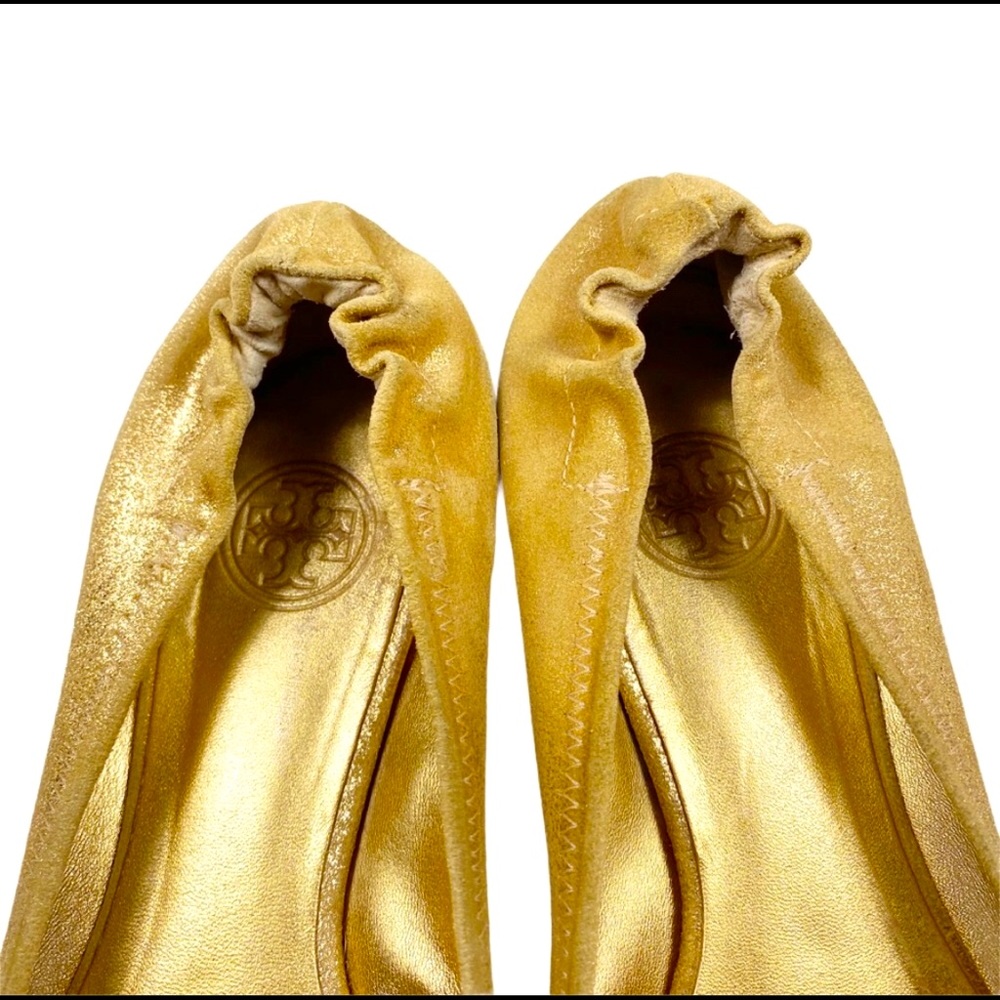 ☀️Tory Burch gold reva flats women's☀️ - Picture 3 of 6